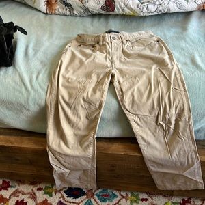 Polo, stretch khakis. 32/32